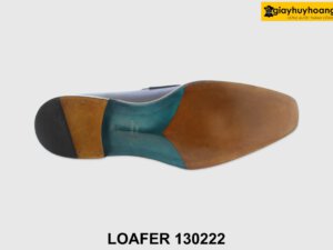 [Outlet 45] Giày lười nam nhuộm xanh thủ công Penny Loafer 130222 006