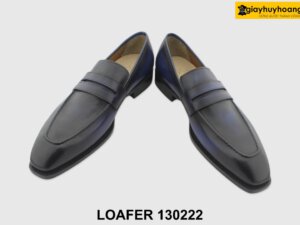 [Outlet 45] Giày lười nam nhuộm xanh thủ công Penny Loafer 130222 004