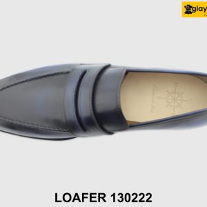 [Outlet 45] Giày lười nam nhuộm xanh thủ công Penny Loafer 130222 002