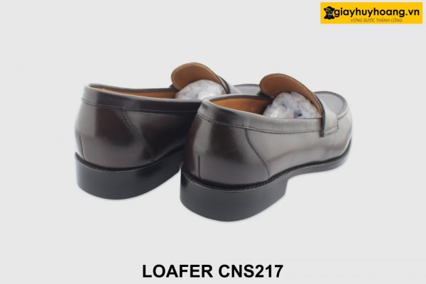 [Outlet size 40] Giày lười nam công sở màu nâu Loafer CNS217 004