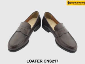 [Outlet size 40] Giày lười nam công sở màu nâu Loafer CNS217 003