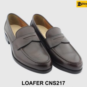[Outlet size 40] Giày lười nam công sở màu nâu Loafer CNS217 002