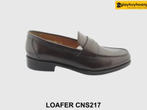 [Outlet size 40] Giày lười nam công sở màu nâu Loafer CNS217 001