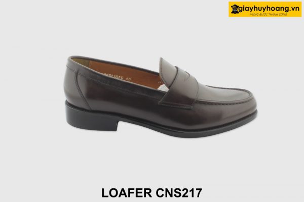 [Outlet size 40] Giày lười nam công sở màu nâu Loafer CNS217 001