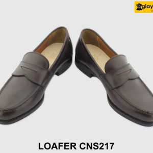 [Outlet size 40] Giày lười nam công sở màu nâu Loafer CNS217 003
