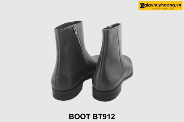 [Outlet size 39] Giày da nam cổ cao khóa kéo Zip Boot BT912 004