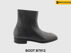 [Outlet size 39] Giày da nam cổ cao khóa kéo Zip Boot BT912 001