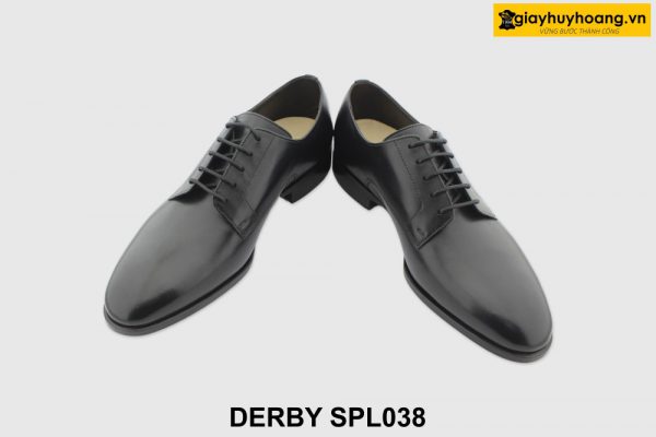 [Outlet size 40] Giày da nam đóng thủ công Derby SPL038 004