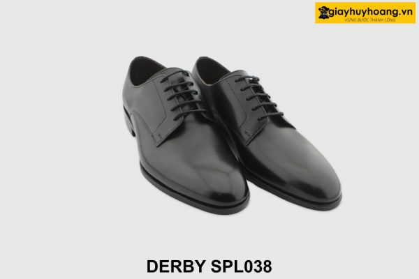 [Outlet size 40] Giày da nam đóng thủ công Derby SPL038 003