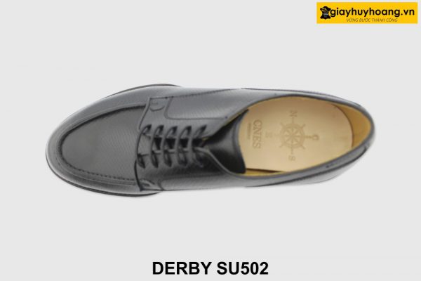 [Outlet size 41] Giày da nam mũi tròn Derby SU502 005