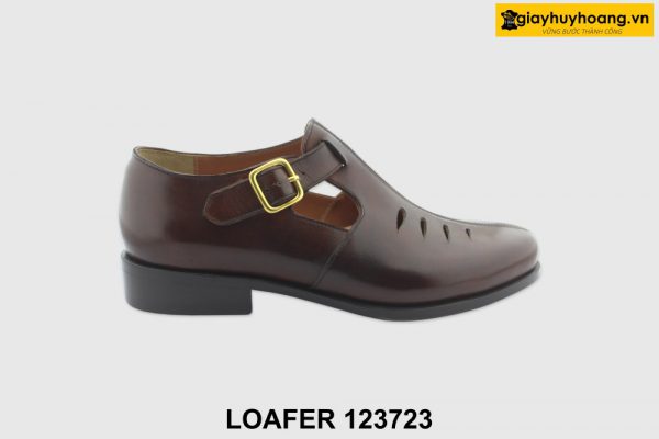 [Outlet size 38] Giày lười nam có khóa Loafer 123723 001