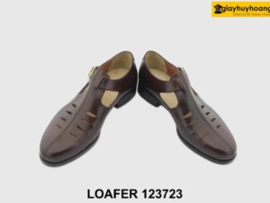 [Outlet size 38] Giày lười nam có khóa Loafer 123723 004