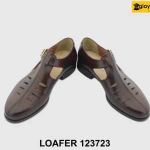 [Outlet size 38] Giày lười nam có khóa Loafer 123723 004
