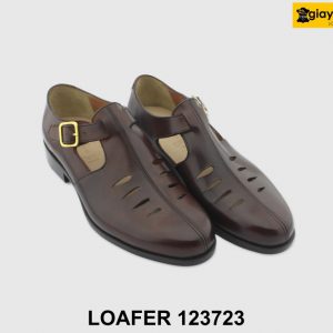 [Outlet size 38] Giày lười nam có khóa Loafer 123723 003