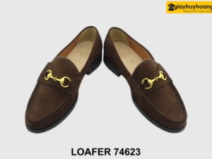 [Outlet size 45] Giày lười nam da lộn Horesit Loafer 74623 002