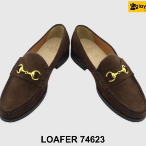 [Outlet size 45] Giày lười nam da lộn Horesit Loafer 74623 002