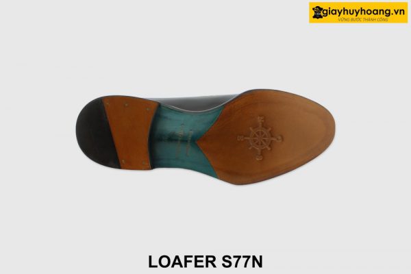 [Outlet 39] Giày lười nam cao cấp đế da bò Penny Loafer S77N 004