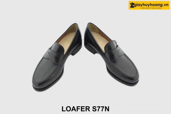 [Outlet 39] Giày lười nam cao cấp đế da bò Penny Loafer S77N 003