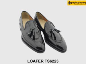 [Outlet size 39] Giày lười nam da bóng kính Tassel Loafer TS62223 005