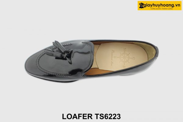 [Outlet size 39] Giày lười nam da bóng kính Tassel Loafer TS62223 004