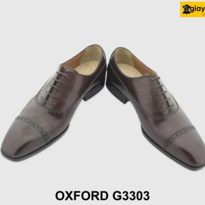 [Outlet size 40.41] Giày da nam công sở buộc dây Oxford G3303 005
