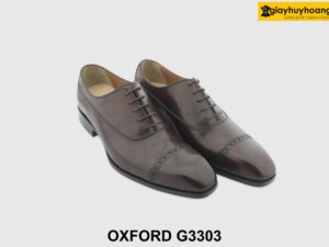 [Outlet size 40.41] Giày da nam công sở buộc dây Oxford G3303 004