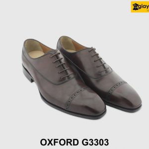 [Outlet size 40.41] Giày da nam công sở buộc dây Oxford G3303 004