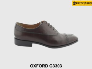 [Outlet size 40.41] Giày da nam công sở buộc dây Oxford G3303 001