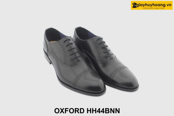 [Outlet size 42] Giày da nam màu đen đẹp Oxford HH44BNN 003
