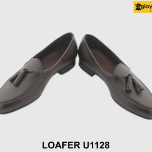 [Outlet size 40.41] Giày lười nam đế da bò Loafer U1228 007