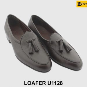 [Outlet size 40.41] Giày lười nam đế da bò Loafer U1228 005