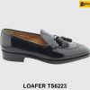 [Outlet size 39] Giày lười nam da bóng kính Tassel Loafer TS62223 001