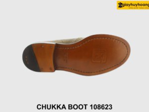 [Outlet size 40] Giày da nam cổ lửng Chukka Boot 108623 004