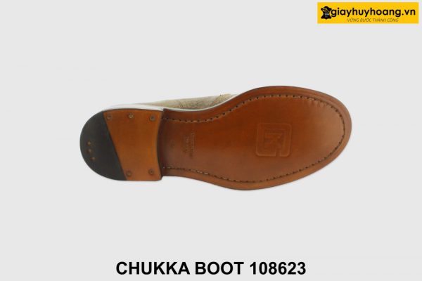 [Outlet size 40] Giày da nam cổ lửng Chukka Boot 108623 004