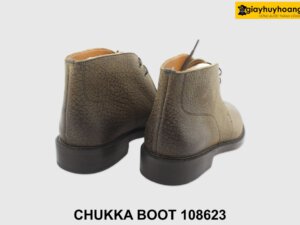 [Outlet size 40] Giày da nam cổ lửng Chukka Boot 108623 003