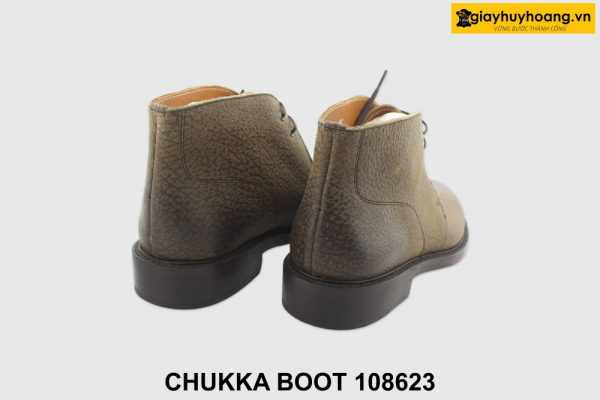 [Outlet size 40] Giày da nam cổ lửng Chukka Boot 108623 003