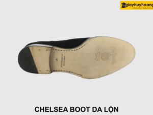 [Outlet size 41] Giày chelsea boot nam da lộn màu đen 006