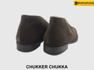 [Outlet size 40] Giày da lộn nam cổ lửng Boot Chukka 006