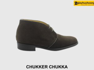[Outlet size 40] Giày da lộn nam cổ lửng Boot Chukka 001