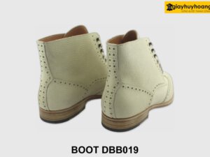 [Outlet size 42] Giày da nam buộc dây cao cấp Boot DBB019 004