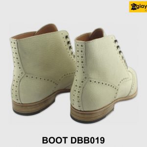 [Outlet size 42] Giày da nam buộc dây cao cấp Boot DBB019 004