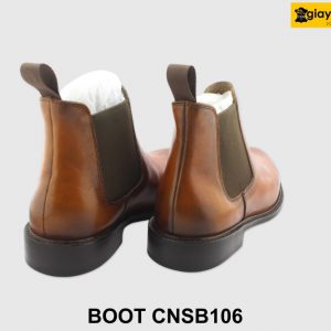 [Outlet size 41] Giày da cổ cao nam màu bò Chelsea Boot CNSB106 003