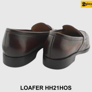 [Outlet size 41] Giày lười nam mũi vuông màu nâu Loafer HH21HOS 005