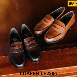 Giày lười nam mũi ngắn và tròn Loafer LF2265 003