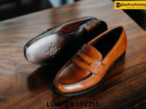Giày lười nam mũi ngắn và tròn Loafer LF2265 002