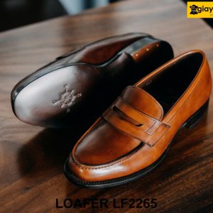 Giày lười nam mũi ngắn và tròn Loafer LF2265 002