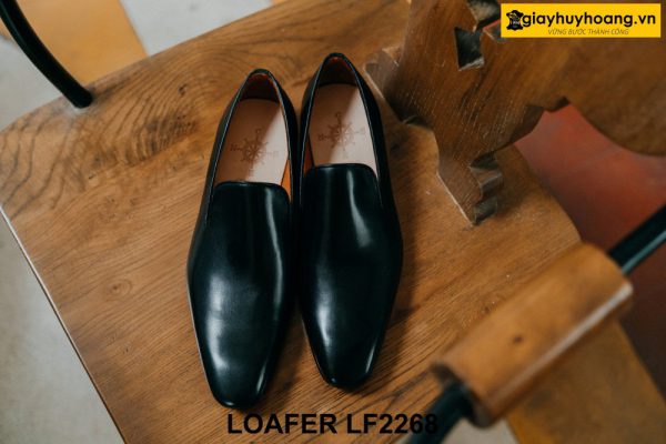 Giày lười nam da trơn không buộc dây Loafer LF2268 001
