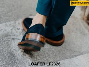 Giày lười nam da lộn đế 2 tầng Loafer LF2326 005