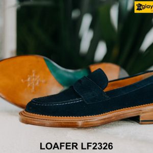 Giày lười nam da lộn đế 2 tầng Loafer LF2326 003