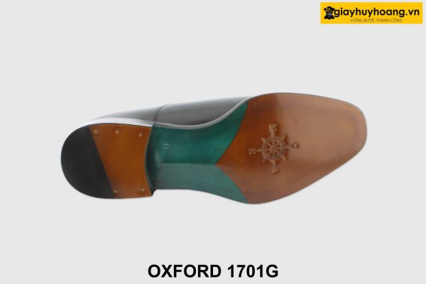 [Outlet size 41] Giày da nam cổ điển đế da bò Oxford 1701G 003